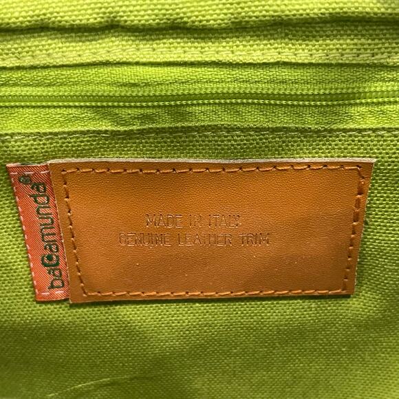 Vintage Bacamunda Bohemian Rattan Feather & Straw Tote Bag Made In Italy - Picture 6 of 10